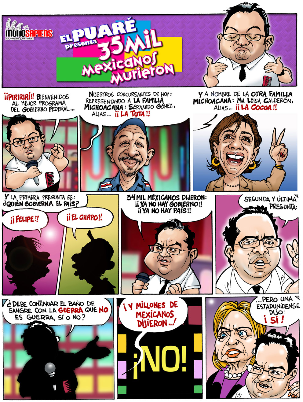 35 mil mexicanos murieron